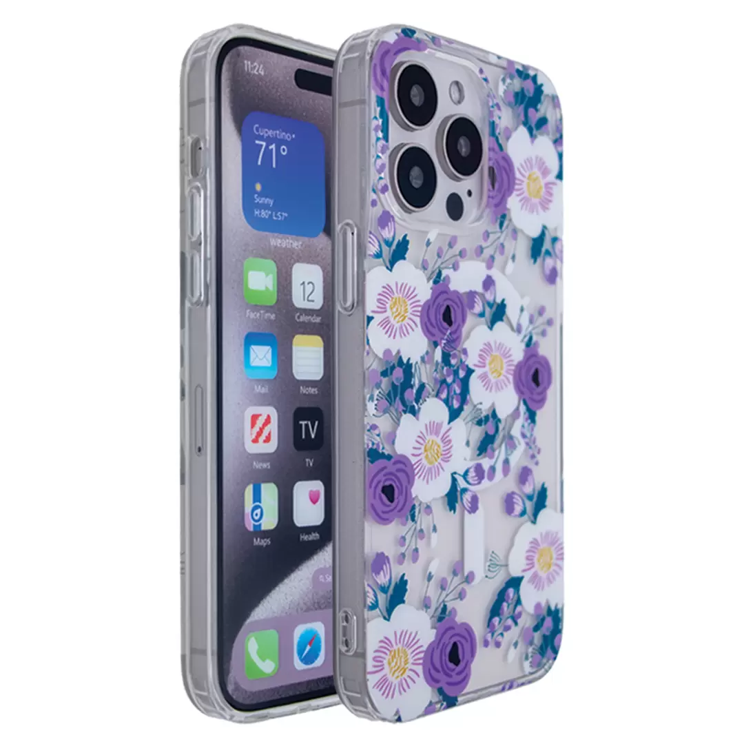 Samsung Galaxy S24 Ultra Designed case MagSafe Violet Bloom